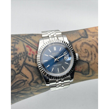 Custom Seiko Mod • Dark Blue DateJust • 39mm